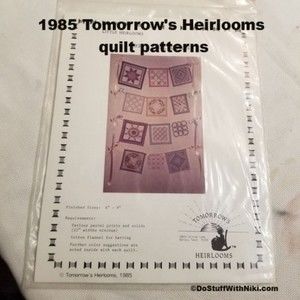 1985 Tomorrow's Heirlooms quilt patterns Pat033
